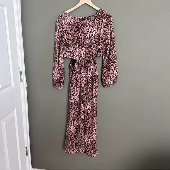 Anthropologie x ranna gill cheetah print dress with side cutouts nwt - Picture 4 of 6